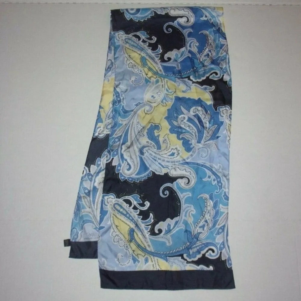 Brooks Brothers Blue and Yellow Scarf